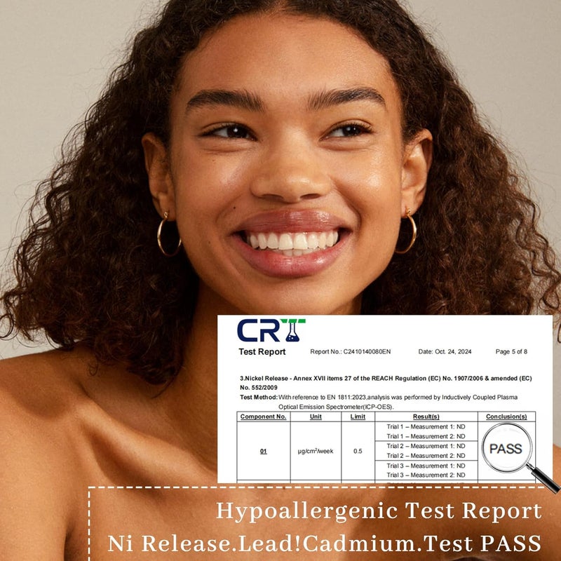 Senteria 2mm Wide 925 Sterling Silver Hoop Earrings for Women Hypoallergenic Lightweight Thin Large Big Gold Plated Hoops Earrings for Women 20/30/50/70MM - Image 3